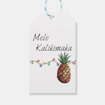 Mele Kalikimaka - Christmas Gift Tags by LucysCousinDesigns at Zazzle