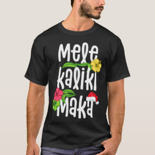 Mele Kalikimaka Christmas Hawaiian Santa Xmas T-Shirt