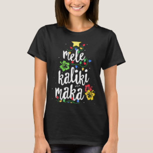 Mele Kalikimaka Christmas Hawaiian T Shirt