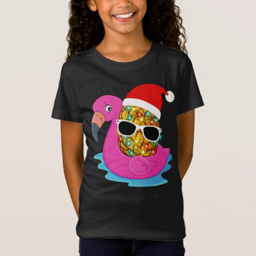 Mele Kalikimaka Christmas in July Pineapple 2021 T_Shirt