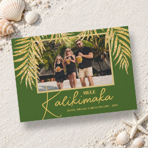 Mele Kalikimaka Christmas Photo Holiday Card