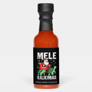 Mele Kalikimaka Christmas Shirt � Santa Sleigh Sea Hot Sauces