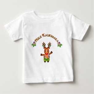 Mele Kalikimaka Deer Baby T-Shirt