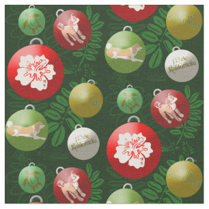 Mele Kalikimaka fabric