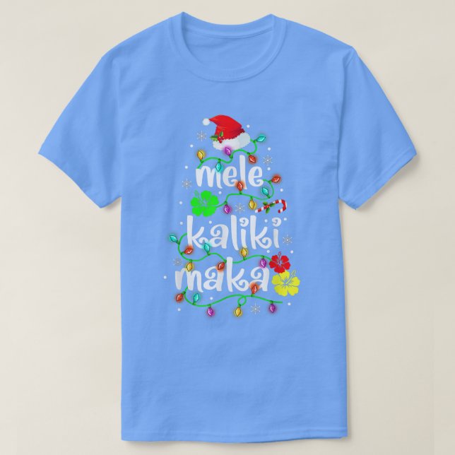 Mele Kalikimaka  For Women Hawaiian Hawaii Christm T-Shirt (Design Front)