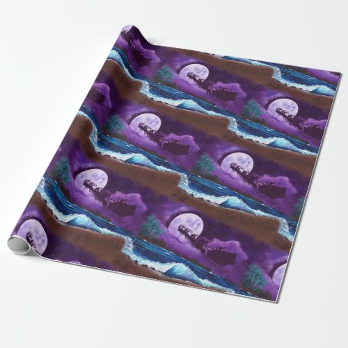 Mele Kalikimaka from the Beach Christmas Wrapping  Wrapping Paper