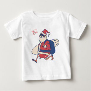 Mele Kalikimaka - Funny Santa Hawaiian Christmas  Baby T-Shirt