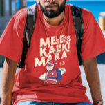 Mele Kalikimaka - Funny Santa Hawaiian Christmas   T-Shirt<br><div class="desc">Are you planning a trip to travel to Hawaii this Christmas? Don't forget to wish the natives a merry Christmas in style with this funny & unique tropical tee for the Christmas season. Featuring the phrase Mele Kalikimaka, which means Merry Christmas. The perfect gift for anyone who is vacationing in...</div>