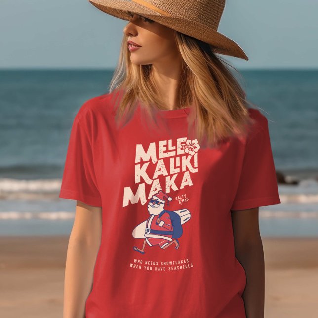 Mele Kalikimaka - Funny Santa Hawaiian Christmas T T-Shirt (Mele Kalikimaka - Funny Santa Hawaiian Christmas T T-Shirt
)