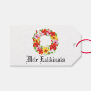 Mele Kalikimaka Gift Tags
