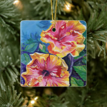 Mele Kalikimaka Hawaii Hibiscus Christmas