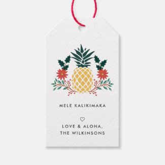 Mele Kalikimaka | Hawaiian Christmas Gift Tags