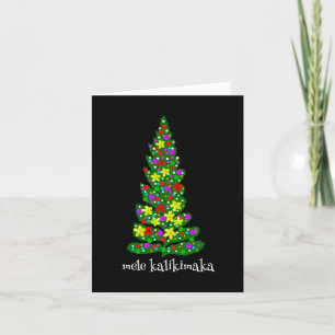 Mele Kalikimaka Hawaiian Christmas Greeting Card