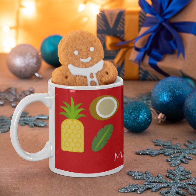 Mele Kalikimaka Hawaiian Christmas Mug (Creator Uploaded)