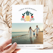 Mele Kalikimaka | Hawaiian Christmas Photo Holiday Card