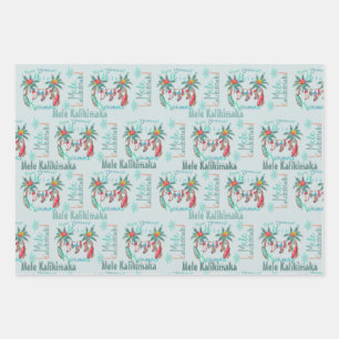 Mele Kalikimaka Hawaiian Christmas Wrapping Paper