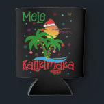 Mele Kalikimaka Hawaiian Merry Christmas Aloha  Can Cooler<br><div class="desc">Enjoy your next Christmas vacation in Hawaii with this original and beautiful design. Mele Kalikimaka Means Merry Christmas in Hawaiian. Create unforgettable moments in your vacations enjoying the sun,  beach and sand and all the beautiful places of Hawaii. Match with friends and family</div>