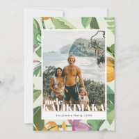 Mele Kalikimaka Hawaiian Photo Christmas Card