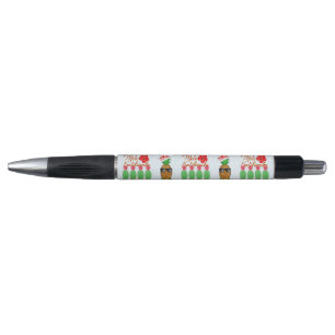 Mele Kalikimaka Hawaiian Pineapple Merry Christmas Pen