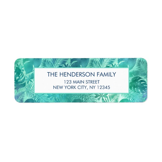 MELE KALIKIMAKA HAWAIIAN TROPICAL BEACH LABEL (Front)