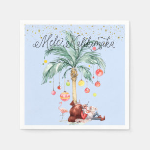 Mele Kalikimaka Island Christmas Party Napkins