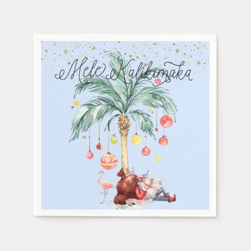 Mele Kalikimaka  Island Christmas Party Napkins