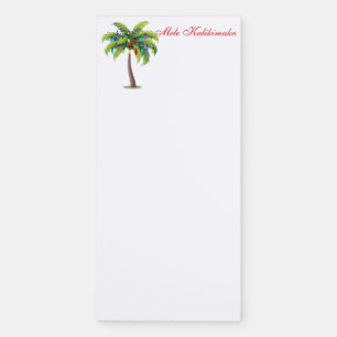 Mele Kalikimaka Magnetic Notepad