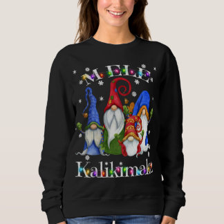 Mele Kalikimaka Merry Christmas Hawaiian Nordic Gn Sweatshirt