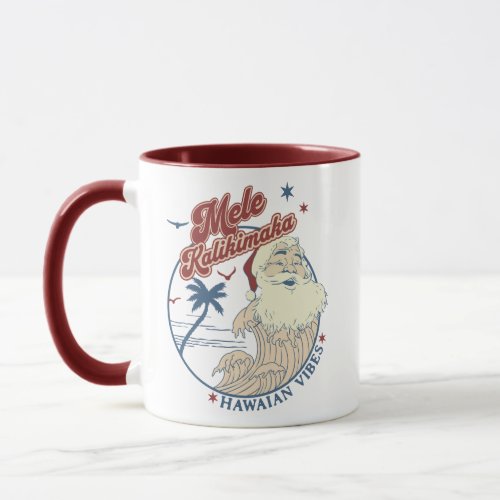 Mele Kalikimaka Merry Christmas Hawaiian Style  Mug