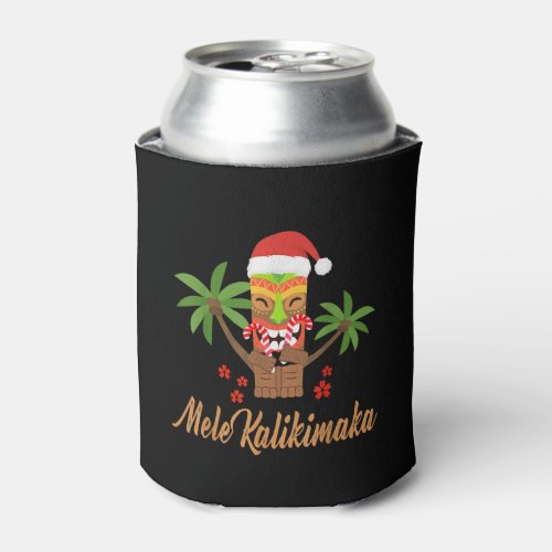 Mele Kalikimaka Merry Christmas Hawaiian Xmas Gift Can Cooler