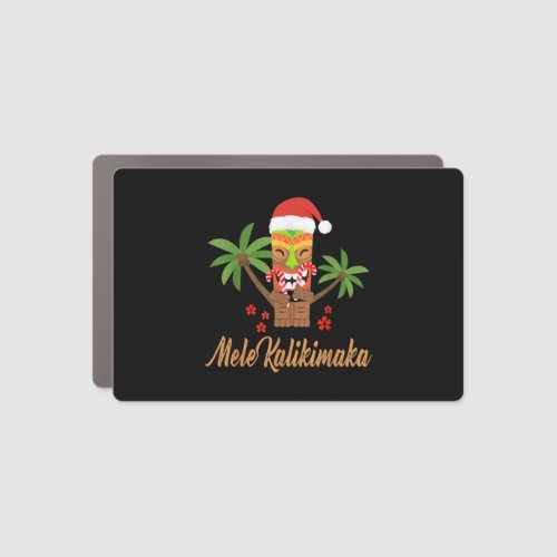 Mele Kalikimaka Merry Christmas Hawaiian Xmas Gift Car Magnet