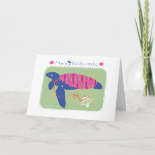 Mele Kalikimaka /Merry Christmas turtle Holiday Card