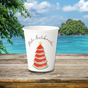 Mele Kalikimaka Party Paper Cups