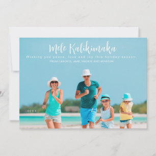 Mele Kalikimaka Photo Christmas Holiday Card