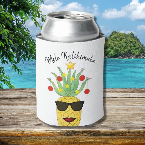 Mele Kalikimaka Pineapple Can Cooler