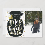 Mele Kalikimaka Pineapple Christmas Photo Card<br><div class="desc">Mele Kalikimaka Pineapple Christmas Photo Card</div>