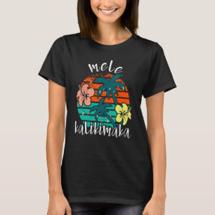Mele Kalikimaka Retro Hawaii Christmas T-Shirt