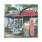 Mele Kalikimaka Santa Christmas Square