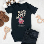 Mele Kalikimaka Santa Flamingo Christmas Getaway B Baby Bodysuit<br><div class="desc">Are you planning a trip to travel to Hawaii this Christmas? Don't forget to wish the natives a merry Christmas in style with this funny & unique tropical tee for the Christmas season. Featuring the phrase Mele Kalikimaka, which means Merry Christmas. The perfect gift for anyone who is vacationing in...</div>