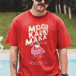 Mele Kalikimaka Santa Flamingo Christmas Getaway T T-Shirt<br><div class="desc">Are you planning a trip to travel to Hawaii this Christmas? Don't forget to wish the natives a merry Christmas in style with this funny & unique tropical tee for the Christmas season. Featuring the phrase Mele Kalikimaka, which means Merry Christmas. The perfect gift for anyone who is vacationing in...</div>