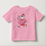 Mele Kalikimaka Santa Flamingo Christmas Getaway Toddler T-shirt<br><div class="desc">Are you planning a trip to travel to Hawaii this Christmas? Don't forget to wish the natives a merry Christmas in style with this funny & unique tropical tee for the Christmas season. Featuring the phrase Mele Kalikimaka, which means Merry Christmas. The perfect gift for anyone who is vacationing in...</div>