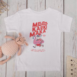 Mele Kalikimaka Santa Flamingo Christmas Getaways Toddler T-shirt<br><div class="desc">Are you planning a trip to travel to Hawaii this Christmas? Don't forget to wish the natives a merry Christmas in style with this funny & unique tropical tee for the Christmas season. Featuring the phrase Mele Kalikimaka, which means Merry Christmas. The perfect gift for anyone who is vacationing in...</div>