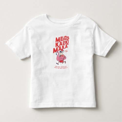 Mele Kalikimaka Santa Flamingo Christmas Getaways  Toddler T_shirt