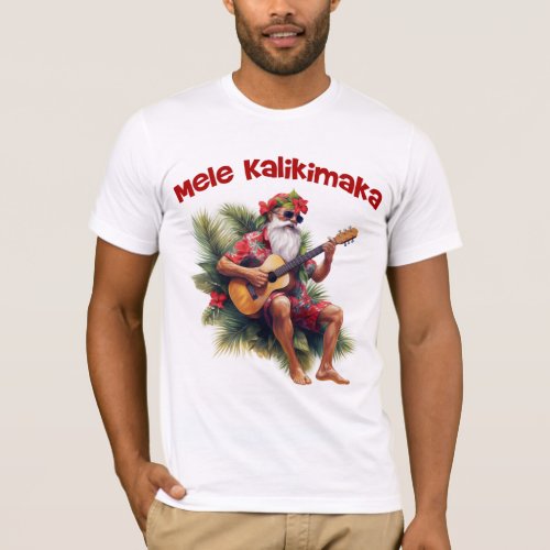 Mele Kalikimaka Santa T_Shirt
