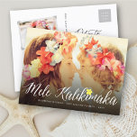 Mele Kalikimaka Script Modern Christmas Photo Holiday Postcard<br><div class="desc">Designed by fat*fa*tin. Easy to customize with your own text,  photo or image. For custom requests,  please contact fat*fa*tin directly. Custom charges apply.

www.zazzle.com/fat_fa_tin
www.zazzle.com/color_therapy
www.zazzle.com/fatfatin_blue_knot
www.zazzle.com/fatfatin_red_knot
www.zazzle.com/fatfatin_mini_me
www.zazzle.com/fatfatin_box
www.zazzle.com/fatfatin_design
www.zazzle.com/fatfatin_ink</div>