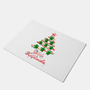 Mele Kalikimaka Sea Turtles Doormat