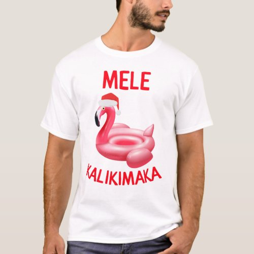 Mele Kalikimaka Shirt Flamingo Hawaiian Xmas