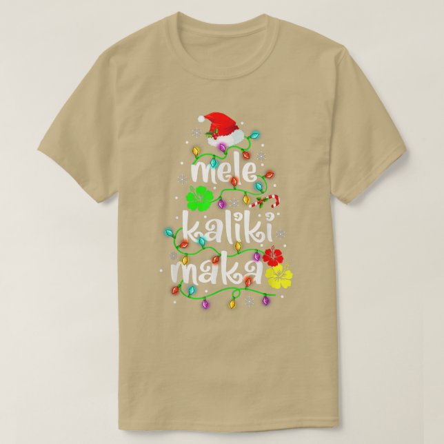 Mele Kalikimaka Shirt For Women Hawaiian Hawaii Ch (Design Front)