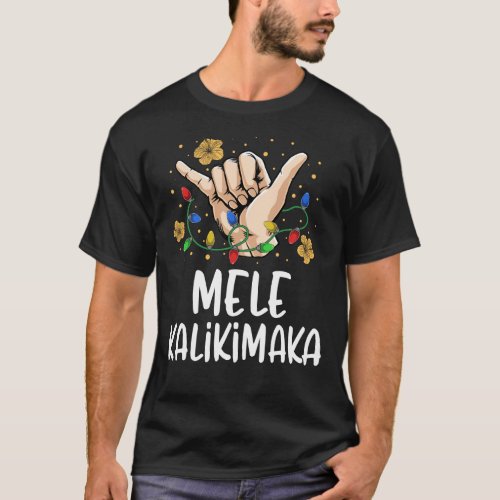 Mele Kalikimaka Shirt Shaka Hawaiian Xmas Hawaii