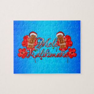 Mele Kalikimaka Tiki Jigsaw Puzzle